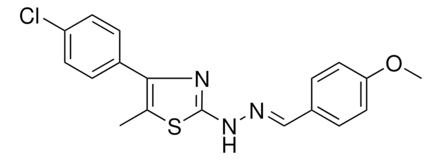 4-METHOXYBENZALDEHYDE (4-(4-CHLOROPHENYL)-5-METHYL-1,3-THIAZOL-2-YL)HYDRAZONE AldrichCPR