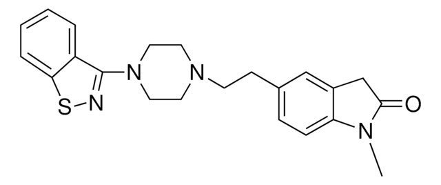 5-[2-[4-(1,2-BENZISOTHIAZOL-3-YL)-1-PIPERAZINYL]ETHYL]-1-METHYL-1,3-DIHYDRO-2H-INDOL-2-ONE AldrichCPR