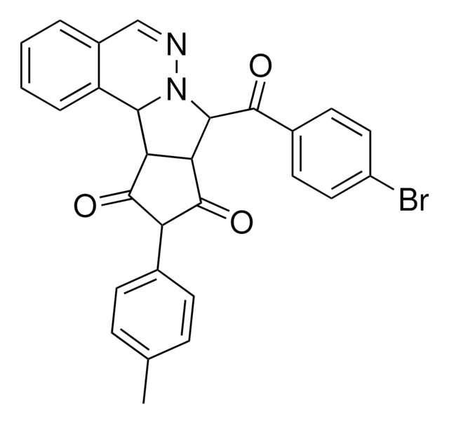 8-(4-BROMOBENZOYL)-10-(4-METHYLPHENYL)-11A,11B-DIHYDRO-8H-CYCLOPENTA(3,4)PYRROLO(2,1-A)PHTHALAZINE-9,11(8AH,10H)-DIONE AldrichCPR