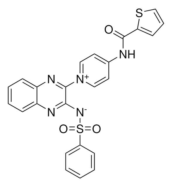 PHENYLSULFONYL(3-(4-(THIOPHENE-2-CARBOXAMIDO)PYRIDINIUM-1-YL)QUINOXALIN-2-YL)AMIDE AldrichCPR