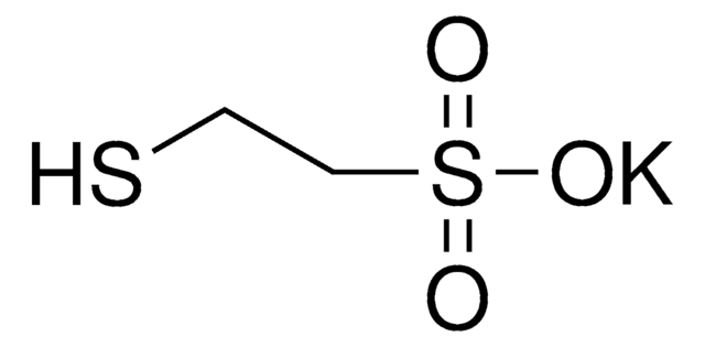 Potassium 2-mercaptoethanesulfonate &#8805;95% (T)