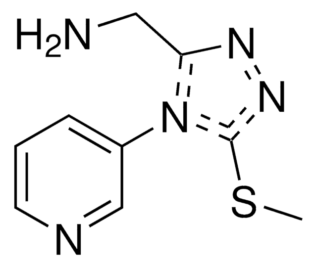 [5-(Methylsulfanyl)-4-(3-pyridinyl)-4H-1,2,4-triazol-3-yl]methanamine AldrichCPR