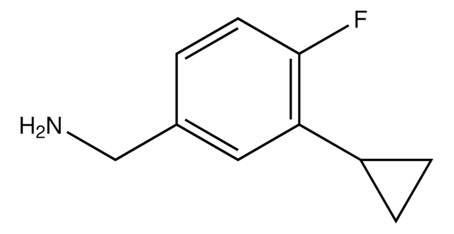 (3-Cyclopropyl-4-fluorophenyl)methanamine AldrichCPR