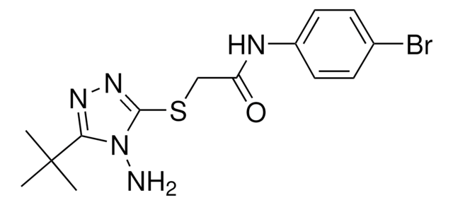 2-((4-AMINO-5-TERT-BUTYL-4H-1,2,4-TRIAZOL-3-YL)THIO)-N-(4-BROMOPHENYL)ACETAMIDE AldrichCPR