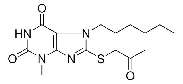 7-HEXYL-3-METHYL-8-(2-OXO-PROPYLSULFANYL)-3,7-DIHYDRO-PURINE-2,6-DIONE AldrichCPR