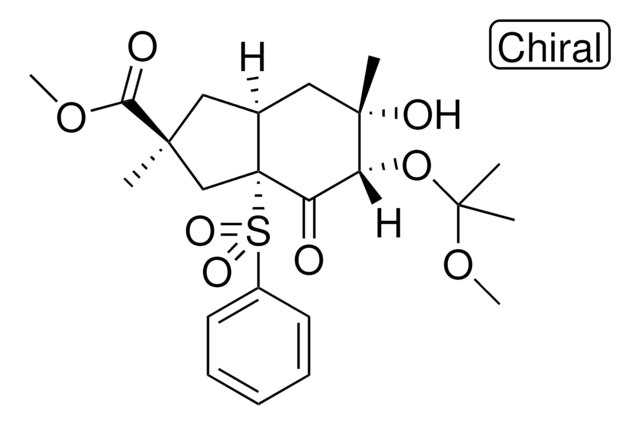 METHYL (2S,3AR,5S,6S,7AS)-6-HYDROXY-5-(1-METHOXY-1-METHYLETHOXY)-2,6-DIMETHYL-4-OXO-3A-(PHENYLSULFONYL)OCTAHYDRO-1H-INDENE-2-CARBOXYLATE AldrichCPR