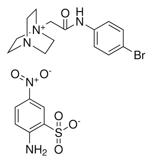 1-[2-(4-BROMOANILINO)-2-OXOETHYL]-4-AZA-1-AZONIABICYCLO[2.2.2]OCTANE 2-AMINO-5-NITROBENZENESULFONATE AldrichCPR