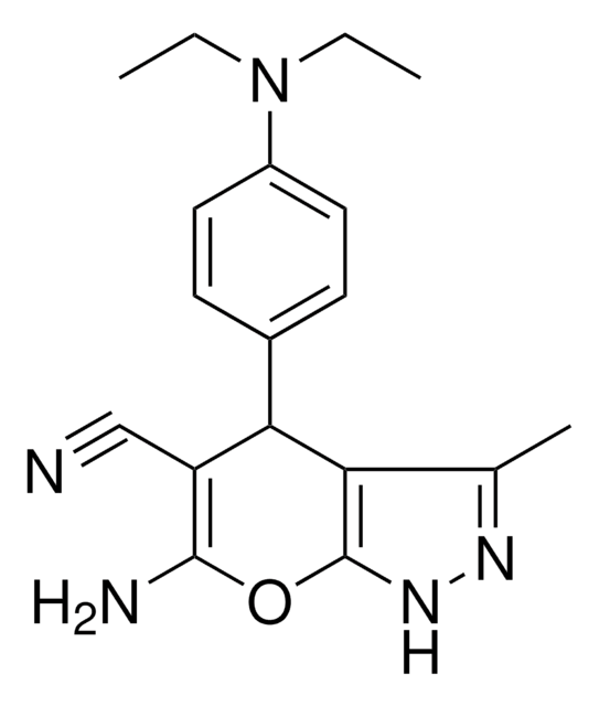 6-AMINO-4-[4-(DIETHYLAMINO)PHENYL]-3-METHYL-1,4-DIHYDROPYRANO[2,3-C]PYRAZOLE-5-CARBONITRILE AldrichCPR