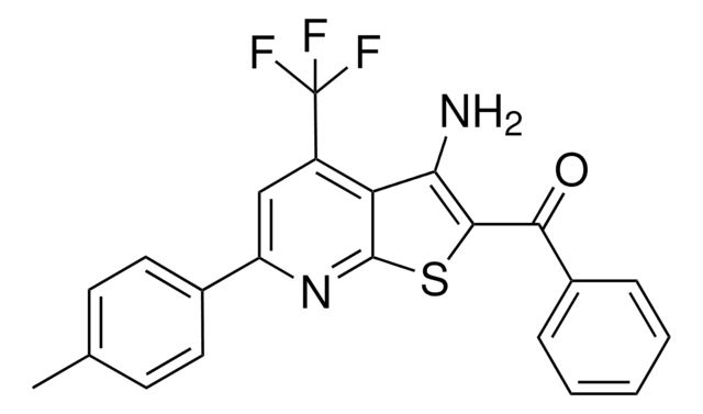 [3-AMINO-6-(4-METHYLPHENYL)-4-(TRIFLUOROMETHYL)THIENO[2,3-B]PYRIDIN-2-YL](PHENYL)METHANONE AldrichCPR