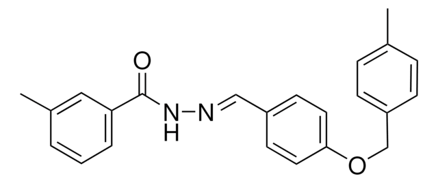 3-METHYL-N'-(4-((4-METHYLBENZYL)OXY)BENZYLIDENE)BENZOHYDRAZIDE AldrichCPR