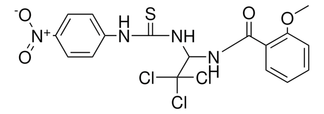 2-METHOXY-N-(2,2,2-TRICHLORO-1-(3-(4-NITRO-PHENYL)-THIOUREIDO)-ETHYL)-BENZAMIDE AldrichCPR