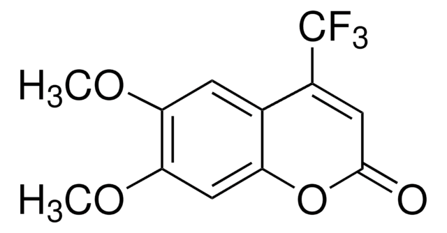 6,7-Dimethoxy-4-(trifluoromethyl)coumarin for fluorescence, &#8805;98.0% (TLC)