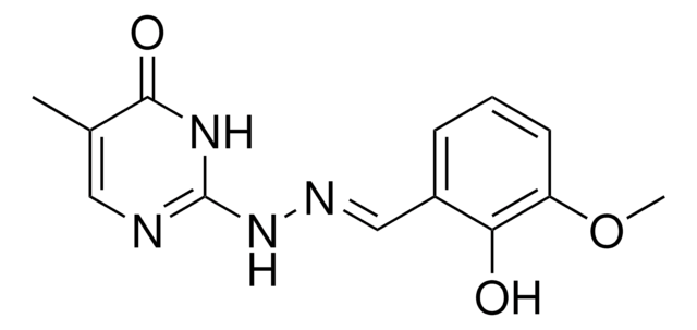 2-HO-3-METHOXYBENZALDEHYDE (5-METHYL-6-OXO-1,6-DIHYDRO-2-PYRIMIDINYL)HYDRAZONE AldrichCPR