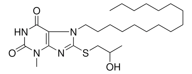 7-HEXADECYL-8-(2-HYDROXY-PROPYLSULFANYL)-3-METHYL-3,7-DIHYDRO-PURINE-2,6-DIONE AldrichCPR