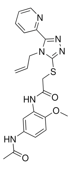 N-[5-(ACETYLAMINO)-2-METHOXYPHENYL]-2-{[4-ALLYL-5-(2-PYRIDINYL)-4H-1,2,4-TRIAZOL-3-YL]SULFANYL}ACETAMIDE AldrichCPR