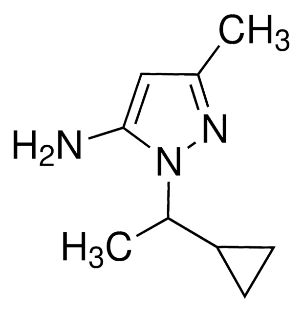 1-(1-Cyclopropylethyl)-3-methyl-1H-pyrazol-5-amine AldrichCPR