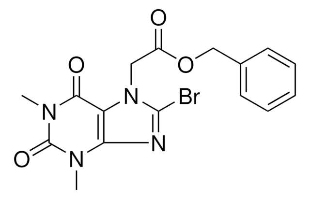 BENZYL (8-BROMO-1,3-DIMETHYL-2,6-DIOXO-1,2,3,6-TETRAHYDRO-7H-PURIN-7-YL)ACETATE AldrichCPR