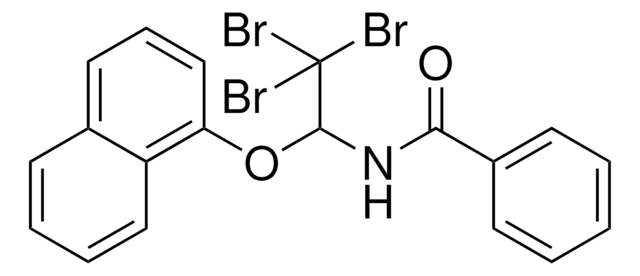 N-(2,2,2-TRIBROMO-1-(1-NAPHTHYLOXY)ETHYL)BENZAMIDE AldrichCPR