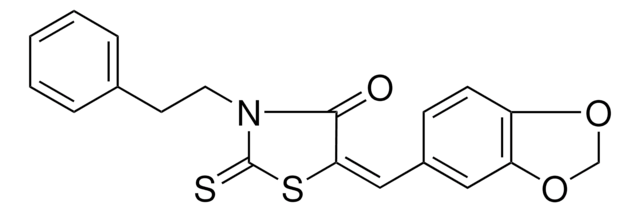 5-(1,3-BENZODIOXOL-5-YLMETHYLENE)-3-(2-PH-ETHYL)-2-THIOXO-1,3-THIAZOLIDIN-4-ONE AldrichCPR