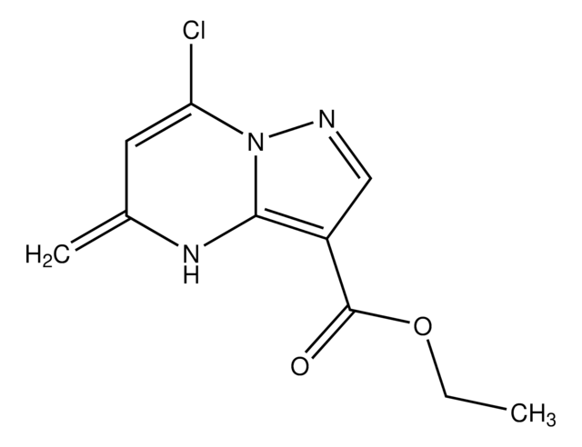 Ethyl 7-chloro-5-methylene-4,5-dihydropyrazolo[1,5-a]pyrimidine-3-carboxylate AldrichCPR