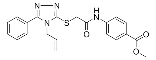 METHYL 4-((((4-ALLYL-5-PHENYL-4H-1,2,4-TRIAZOL-3-YL)THIO)ACETYL)AMINO)BENZOATE AldrichCPR