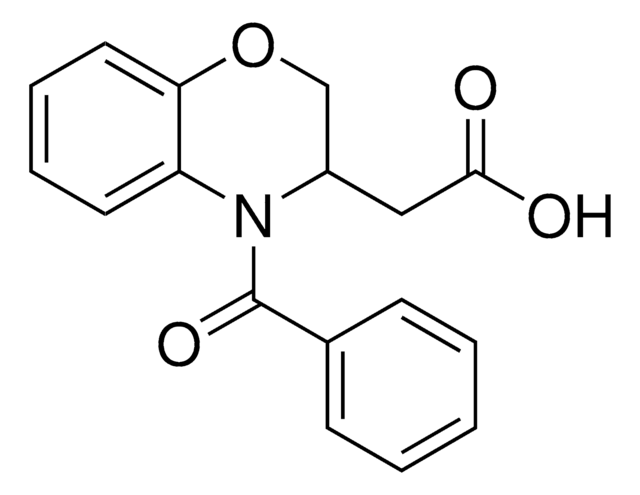 (4-Benzoyl-3,4-dihydro-2H-1,4-benzoxazin-3-yl)acetic acid AldrichCPR