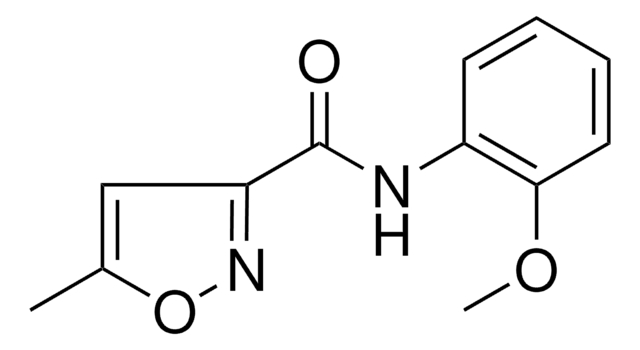 N-(2-METHOXYPHENYL)-5-METHYL-3-ISOXAZOLECARBOXAMIDE AldrichCPR