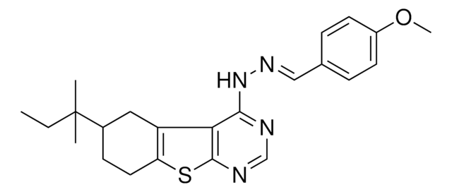 4-METHOXYBENZALDEHYDE (6-TERT-PENTYL-5,6,7,8-TETRAHYDRO[1]BENZOTHIENO[2,3-D]PYRIMIDIN-4-YL)HYDRAZONE AldrichCPR