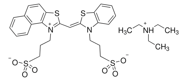 1-(3-Sulfopropyl)-2-{[3-(3-sulfopropyl)-2(3H)-benzothiazolylidene]methyl}naphtho[1,2-d]thiazolium hydroxide inner salt, triethylammonium salt Dye content 85&#160;%