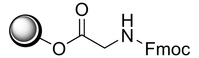 Fmoc-Glycine, polymer-bound on Wang resin extent of labeling: 1.0&#160;mmol/g loading, 1&#160;% cross-linked