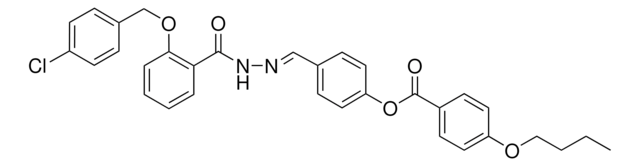 4-(2-(2-((4-CHLOROBENZYL)OXY)BENZOYL)CARBOHYDRAZONOYL)PHENYL 4-BUTOXYBENZOATE AldrichCPR