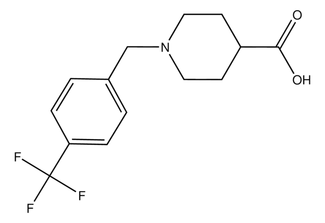 1-[4-(Trifluoromethyl)benzyl]-piperidine-4-carboxylic acid AldrichCPR