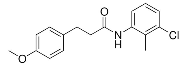 N-(3-CHLORO-2-METHYLPHENYL)-3-(4-METHOXYPHENYL)PROPANAMIDE AldrichCPR