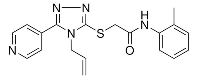 2-((4-ALLYL-5-(4-PYRIDINYL)-4H-1,2,4-TRIAZOL-3-YL)THIO)-N-(2-METHYL-PH)ACETAMIDE AldrichCPR