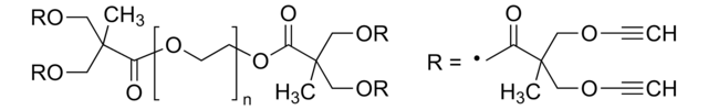 Poly(ethylene glycol), 8 acetylene dendron, generation 2 average Mn 6,900