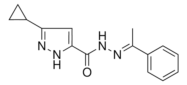 3-CYCLOPROPYL-N'-(1-PHENYLETHYLIDENE)-1H-PYRAZOLE-5-CARBOHYDRAZIDE AldrichCPR