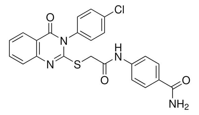 4-((((3-(4-CL-PH)-4-OXO-3,4-DIHYDRO-2-QUINAZOLINYL)THIO)ACETYL)AMINO)BENZAMIDE AldrichCPR