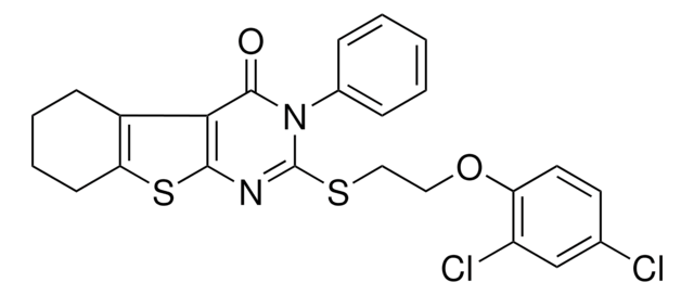 2-{[2-(2,4-DICHLOROPHENOXY)ETHYL]SULFANYL}-3-PHENYL-5,6,7,8-TETRAHYDRO[1]BENZOTHIENO[2,3-D]PYRIMIDIN-4(3H)-ONE AldrichCPR