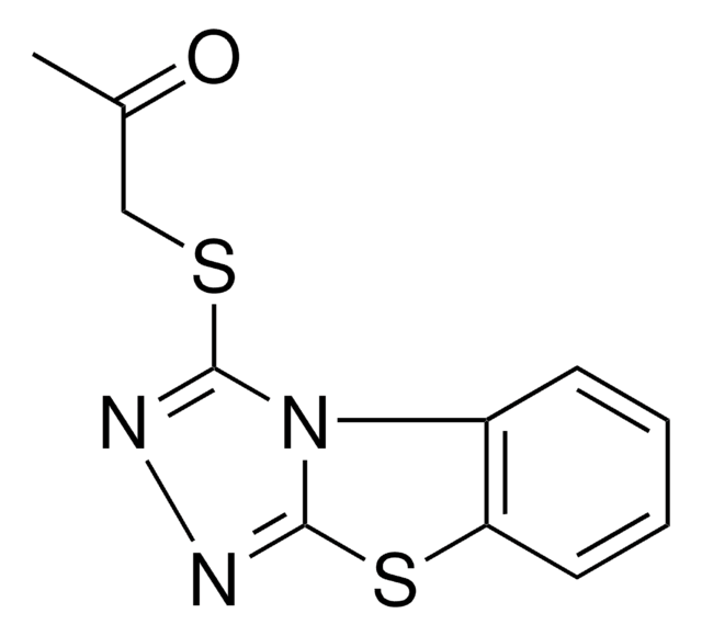 1-((1,2,4)TRIAZOLO(3,4-B)(1,3)BENZOTHIAZOL-3-YLTHIO)ACETONE AldrichCPR