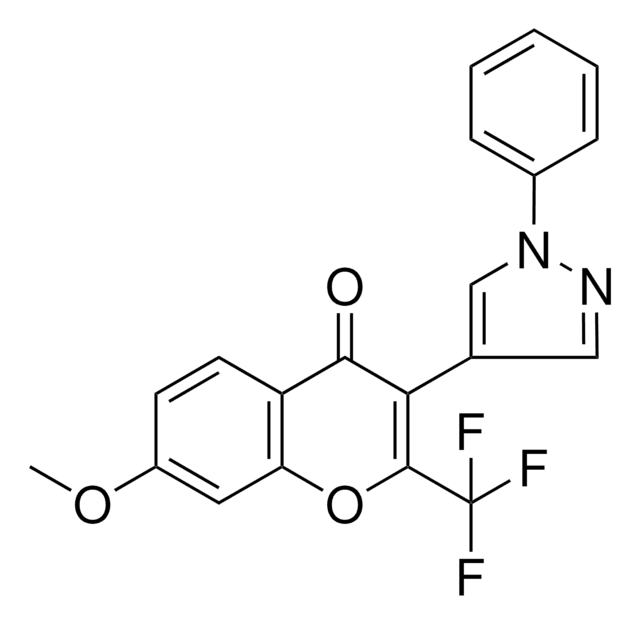 7-METHOXY-3-(1-PHENYL-1H-PYRAZOL-4-YL)-2-(TRIFLUOROMETHYL)-4H-CHROMEN-4-ONE AldrichCPR