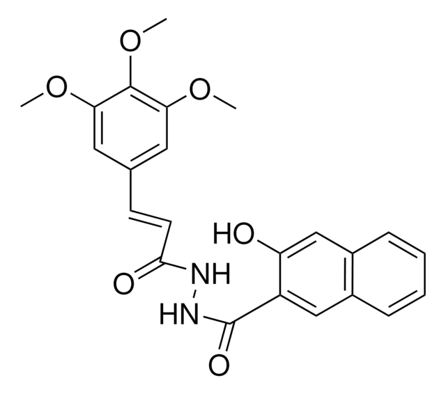 3-HYDROXY-2-NAPHTHOIC ACID N2-(3,4,5-TRIMETHOXYCINNAMOYL)HYDRAZIDE AldrichCPR