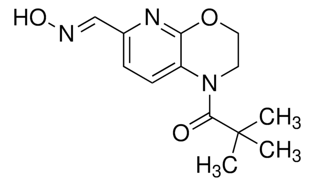 (E)-1-Pivaloyl-2,3-dihydro-1H-pyrido[2,3-b][1,4]oxazine-6-carbaldehyde oxime AldrichCPR