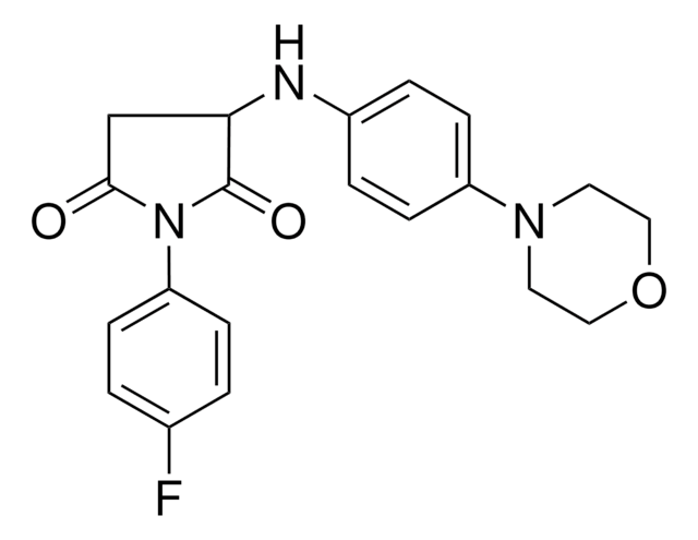 1-(4-FLUORO-PHENYL)-3-(4-MORPHOLIN-4-YL-PHENYLAMINO)-PYRROLIDINE-2,5-DIONE AldrichCPR