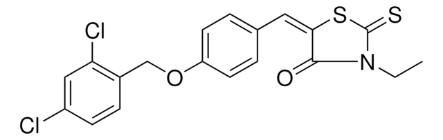 5-(4-(2,4-DICHLORO-BENZYLOXY)-BENZYLIDENE)-3-ETHYL-2-THIOXO-THIAZOLIDIN-4-ONE AldrichCPR