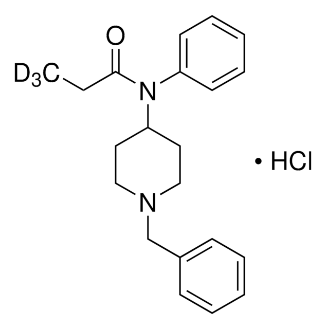 Benzylfentanyl-D3 hydrochloride solution 100&#160;&#956;g/mL in methanol (as free base), certified reference material, ampule of 0.5&#160;mL, Cerilliant&#174;