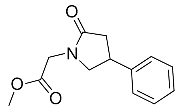 methyl (2-oxo-4-phenyl-1-pyrrolidinyl)acetate AldrichCPR