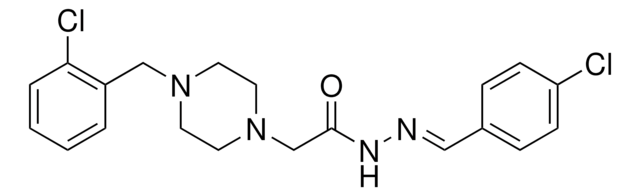 N'-(4-CHLOROBENZYLIDENE)-2-(4-(2-CHLOROBENZYL)-1-PIPERAZINYL)ACETOHYDRAZIDE AldrichCPR