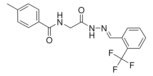 4-METHYL-N-(2-OXO-2-(2-(2-(TRIFLUOROMETHYL)BENZYLIDENE)HYDRAZINO)ETHYL)BENZAMIDE AldrichCPR