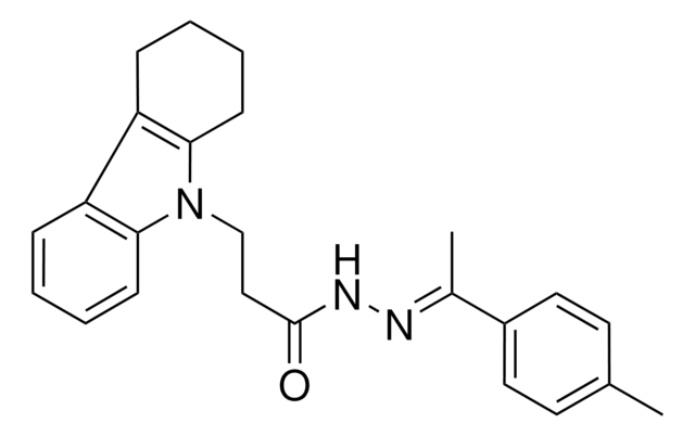 N'-(1-(4-ME-PH)ETHYLIDENE)3(1,2,3,4-TETRAHYDRO-9H-CARBAZOL-9-YL)PROPANOHYDRAZIDE AldrichCPR