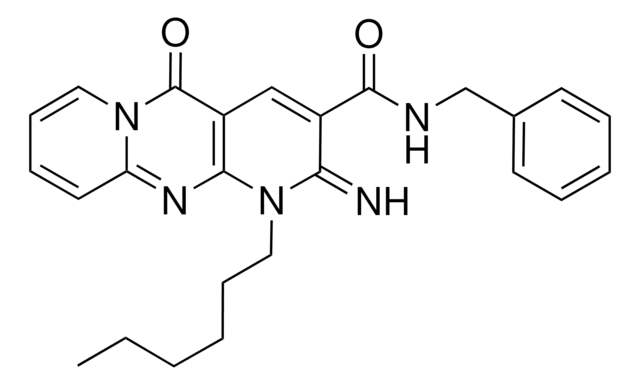 N-BENZYL-1-HEXYL-2-IMINO-5-OXO-1,5-DIHYDRO-2H-DIPYRIDO[1,2-A:2,3-D]PYRIMIDINE-3-CARBOXAMIDE AldrichCPR